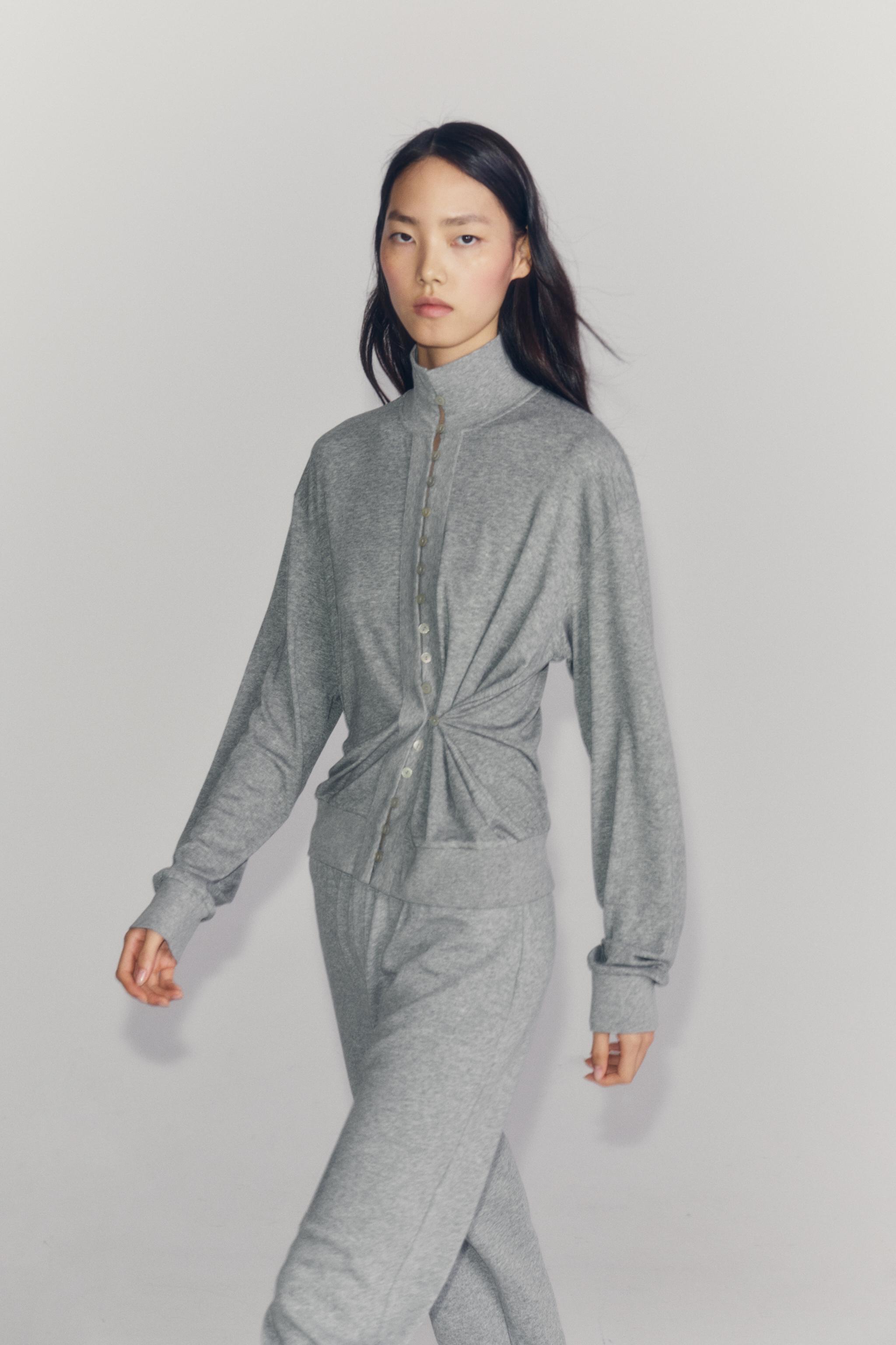 VESTE FLUIDE À BOUTONS